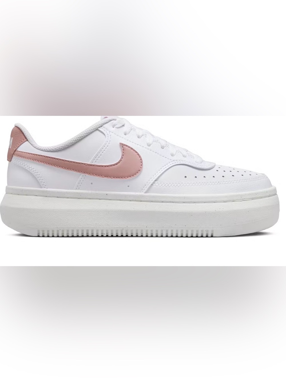 Nike Court Vision Alta "White/Sail/Pink Stardust" (SKU: DZ5394-102) NWOT